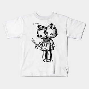 Vintage Janus Dolls Kids T-Shirt